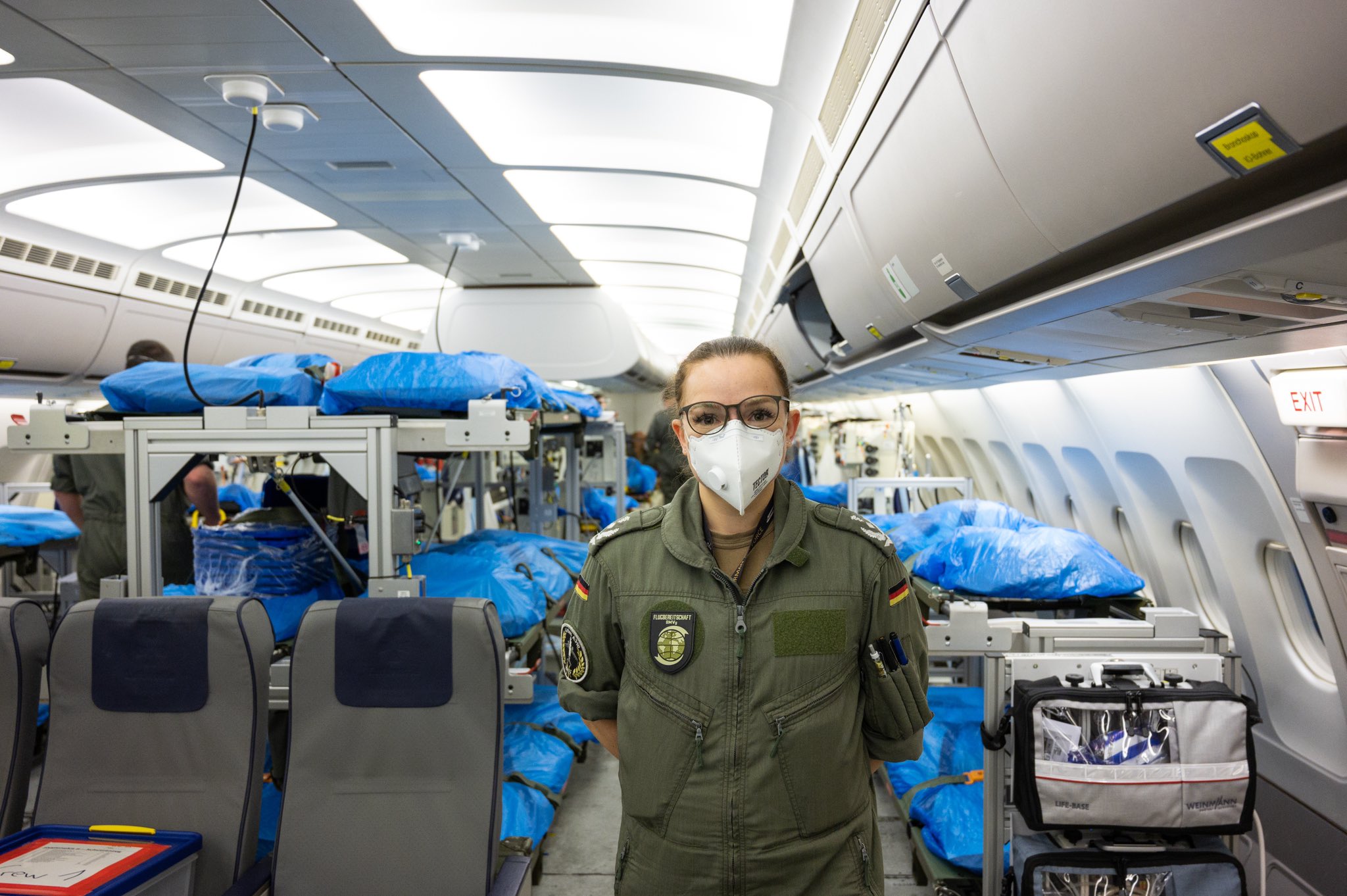 Photo of SOLIDARIEDADE – Com aeronave adaptada, Alemanha busca pacientes da Covid-19 para tratá-los em seus hospitais